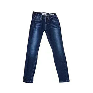 Bullhead Women's Size 1 Dark Wash Skinny Jeans